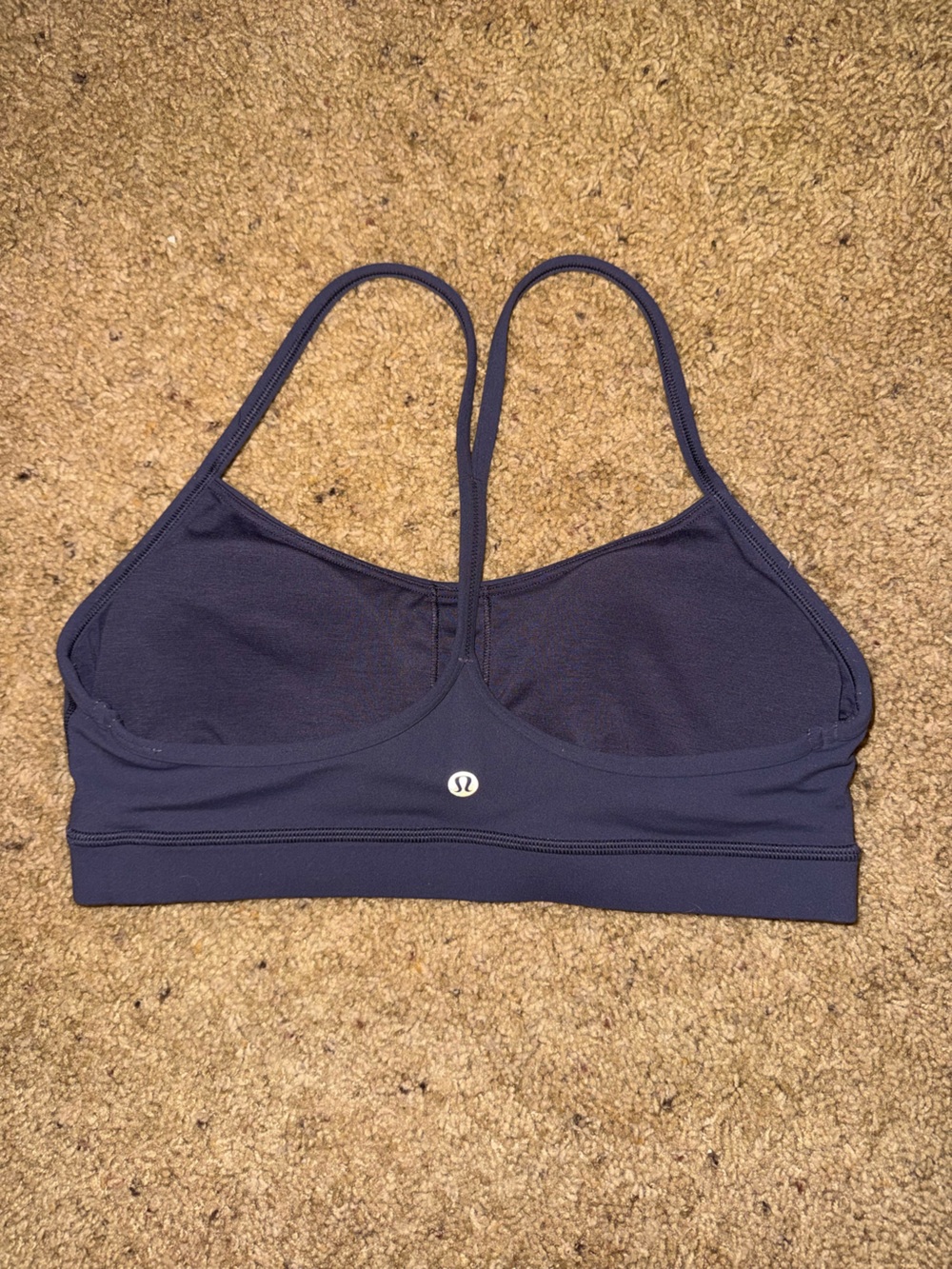 lululemon athletica purple flow y bra nulu